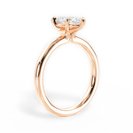 Angela Marquise Cut Lab Grown Diamond 18Kt Rose Gold Engagement Ring - View 2