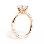 Abigail Marquise Cut Lab Grown Diamond 18Kt Rose Gold Engagement Ring - View 3