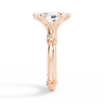 Claire Marquise Cut Lab Grown Diamond 18Kt Rose Gold Engagement Ring - View 4