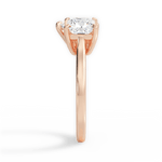 Esther Pear Cut Lab Grown Diamond 18Kt Rose Gold Engagement Ring - View 3