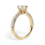 Kira Heart Cut Lab Grown Diamond 18Kt Yellow Gold Engagement Ring - View 4