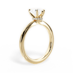 Cara Heart Cut Lab Grown Diamond 18Kt Yellow Gold Engagement Ring - View 2