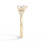 Cynthia Heart Cut Lab Grown Diamond 18Kt Yellow Gold Engagement Ring - View 4