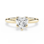 Abigail Heart Cut Lab Grown Diamond 18Kt Yellow Gold Engagement Ring