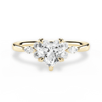 Cynthia Heart Cut Lab Grown Diamond 18Kt Yellow Gold Engagement Ring