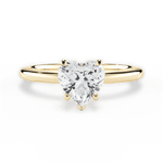 Cara Heart Cut Lab Grown Diamond 18Kt Yellow Gold Engagement Ring