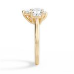 Lila Marquise Cut Lab Grown Diamond 18Kt Yellow Gold Engagement Ring - View 4