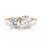 Ellen Oval Cut Lab Grown Diamond 18Kt Yellow Gold Engagement Ring