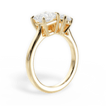 Lorraine Pear Cut Lab Grown Diamond 18Kt Yellow Gold Engagement Ring - View 2