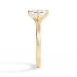 Ashley Princess Cut Lab Grown Diamond 18Kt Yellow Gold Engagement Ring - View 3