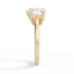 Lorraine Radiant Cut Lab Grown Diamond 18Kt Yellow Gold Engagement Ring - View 2