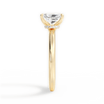 Cara Radiant Cut Lab Grown Diamond 18Kt Yellow Gold Engagement Ring - View 3