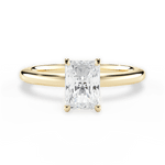 Cara Radiant Cut Lab Grown Diamond 18Kt Yellow Gold Engagement Ring