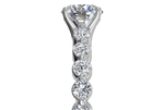 Jillian Cushion Cut Lab Grown Diamond 18Kt White Gold Engagement Ring - View 2