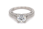 Deborah Emerald Cut Lab Grown Diamond Platinum Engagement Ring