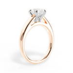 Adriana Pear Cut Lab Grown Diamond 18Kt Rose Gold Engagement Ring - View 4