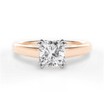 Anna Cushion Cut Lab Grown Diamond 18Kt Rose Gold Engagement Ring