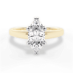 Anna Marquise Cut Lab Grown Diamond 18Kt Yellow Gold Engagement Ring