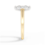 Anna Marquise Cut Lab Grown Diamond 18Kt Yellow Gold Engagement Ring - View 2