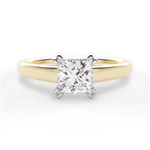 Anna Princess Cut Lab Grown Diamond 18Kt Yellow Gold Engagement Ring