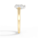 Anna Pear Cut Lab Grown Diamond 18Kt Yellow Gold Engagement Ring - View 2