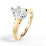 Anna Pear Cut Lab Grown Diamond 18Kt Yellow Gold Engagement Ring - View 4