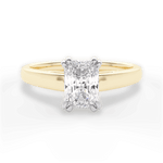 Anna Radiant Cut Lab Grown Diamond 18Kt Yellow Gold Engagement Ring