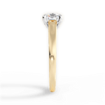Bethany Asscher Cut Lab Grown Diamond 18Kt Yellow Gold Engagement Ring - View 2