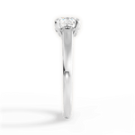 Bethany Cushion Cut Lab Grown Diamond 14Kt White Gold Engagement Ring - View 2