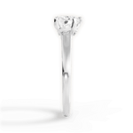 Bethany Heart Cut Lab Grown Diamond 14Kt White Gold Engagement Ring - View 3