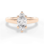 Cheryl Marquise Cut Lab Grown Diamond 18Kt Rose Gold Engagement Ring