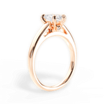 Cheryl Marquise Cut Lab Grown Diamond 18Kt Rose Gold Engagement Ring - View 2