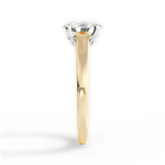 Bethany Oval Cut Lab Grown Diamond 18Kt Yellow Gold Engagement Ring - View 3