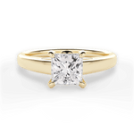Cheryl Princess Cut Lab Grown Diamond 18Kt Yellow Gold Engagement Ring