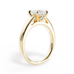 Cheryl Princess Cut Lab Grown Diamond 18Kt Yellow Gold Engagement Ring - View 4