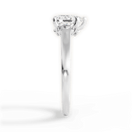 Bethany Pear Cut Lab Grown Diamond 14Kt White Gold Engagement Ring - View 2