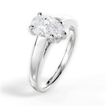 Bethany Pear Cut Lab Grown Diamond 14Kt White Gold Engagement Ring - View 4