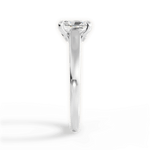 Bethany Radiant Cut Lab Grown Diamond 18Kt White Gold Engagement Ring - View 4