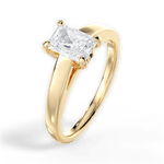 Cheryl Radiant Cut Lab Grown Diamond 18Kt Yellow Gold Engagement Ring - View 3