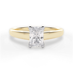 Bethany Radiant Cut Lab Grown Diamond 18Kt Yellow Gold Engagement Ring
