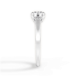 Bethany Round Cut Lab Grown Diamond Platinum Engagement Ring - View 2