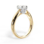 Amy Heart Cut Lab Grown Diamond 18Kt Yellow Gold Engagement Ring - View 3