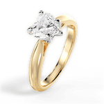 Amy Heart Cut Lab Grown Diamond 18Kt Yellow Gold Engagement Ring - View 4