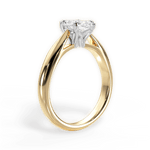 Amy Marquise Cut Lab Grown Diamond 18Kt Yellow Gold Engagement Ring - View 3