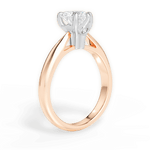 Beverly Heart Cut Lab Grown Diamond 18Kt Rose Gold Engagement Ring - View 2