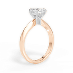 Aria Marquise Cut Lab Grown Diamond 18Kt Rose Gold Engagement Ring - View 2