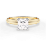 Anastasia Asscher Cut Lab Grown Diamond 18Kt Yellow Gold Engagement Ring