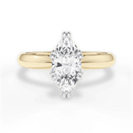 Anastasia Marquise Cut Lab Grown Diamond 18Kt Yellow Gold Engagement Ring