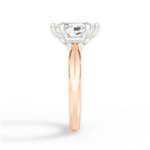 Amanda Marquise Cut Lab Grown Diamond 18Kt Rose Gold Engagement Ring - View 2