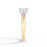 Amanda Princess Cut Lab Grown Diamond 18Kt Yellow Gold Engagement Ring - View 4